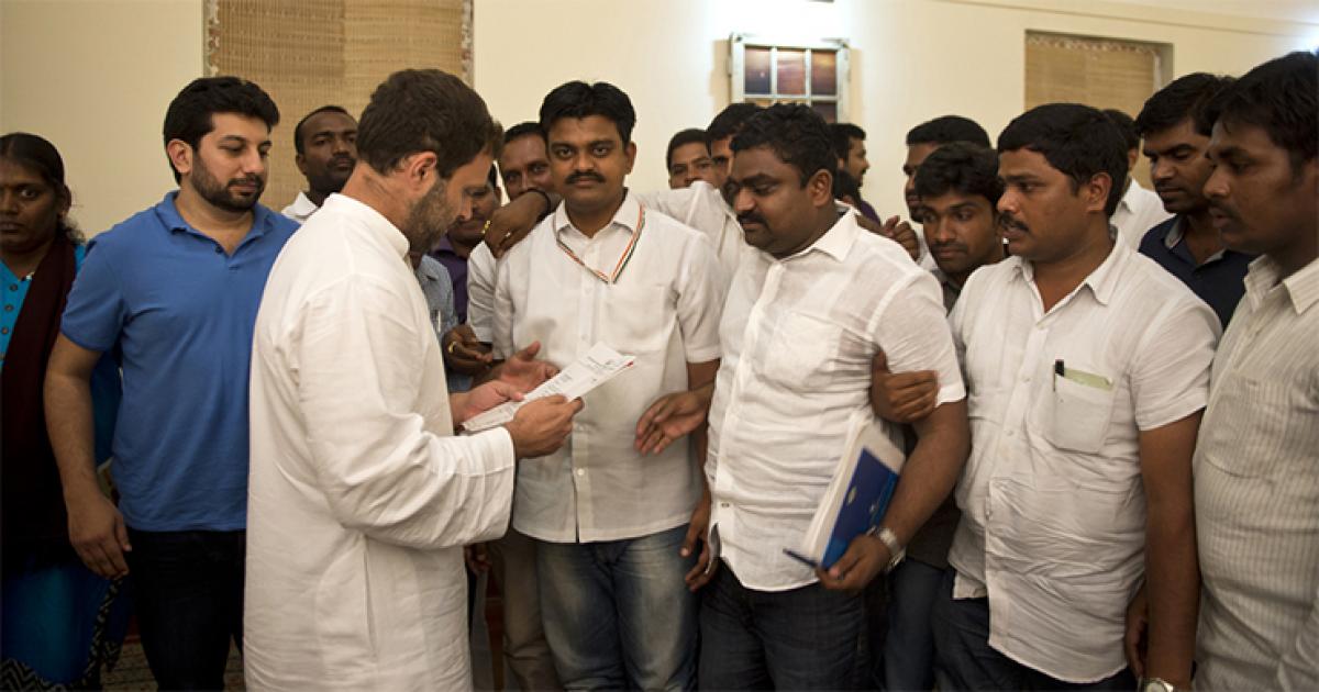 OU JAC team invites Rahul Gandhi for meet